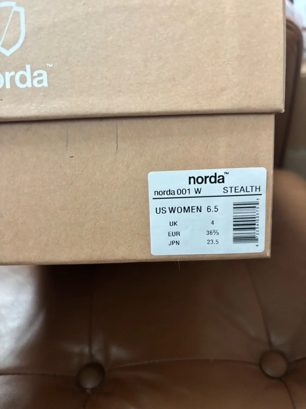 Norda women’s Stealth Black Trail Sneakers - Picture 3 of 7